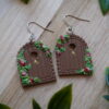 A Fairy Door (red and pink flowers)