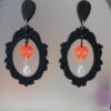 Neon Orange/Pink Skull